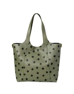 Faux Leather Tote Bag & Pouch 2pc Set Crossbody No Boundaries New - Picture 1 of 10