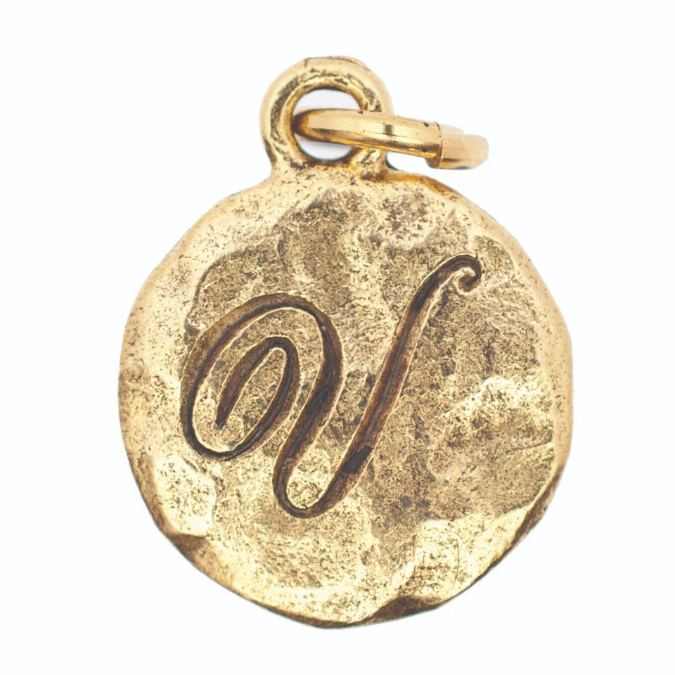 Beaucoup Designs CGV Oro Monograma Dije V Foto 1 de 1