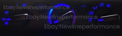 Blue Climate Control AC Heater LED Bulb Kit for Toyota 4Runner 2001-2002 - Image 1 of 2