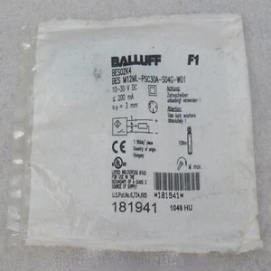 un nuovo sensore di prossimità BALLUFF BES M12ML-PSC30A-S04G-W01 spedizione gratuita - Foto 1 di 3