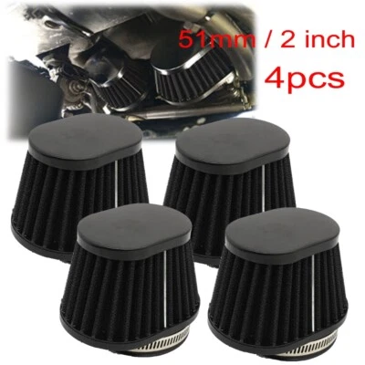 Filtro de aire 4x 51 mm para motocicleta Suzuki GSXR1100 GSX1100F KATANA GSXR750R Foto 1 de 4