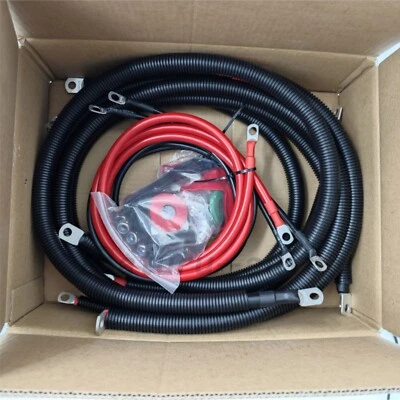 For 1999-2003 Ford 7.3L Powerstroke Diesel Battery Cable Kit Positive & Negative - Image 1 of 4