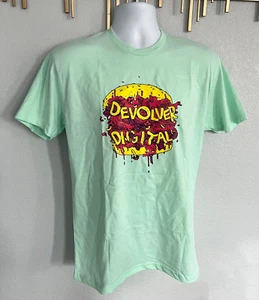 Devolver Digital Burger Mint Green T-Shirt Men's SZ SMALL NEW video games tee - Picture 1 of 6