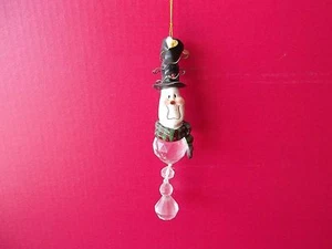Vintage Schneemann Christbaumschmuck 8" Zoll lang - Bild 1 von 11