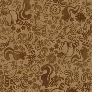 HIDDEN CANYON ROBERT KAUFMAN  WEL-19809 166 HAZELNUT Brown Animals - Picture 1 of 1