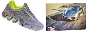 RARE Porsche 918 Spyder Design P'5510 BOUNCE Trainers G00148 GryGrn Adidas US 11 - Picture 1 of 24