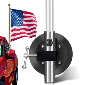 Flag Suction Cup Mount for Car,Flag Pole Holder Suction Cup,Car Flag Holder M... - Picture 1 of 8