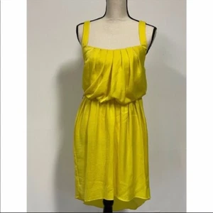Vestido sin mangas City Triangles alto bajo amarillo talla M - Imagen 1 de 2