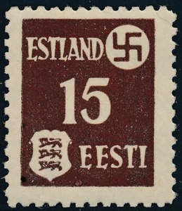 Stamp Germany Estland Mi 01 Sc N3 WWII 1941 Reich Occupation EESTI Estonia MNH - Picture 1 of 1