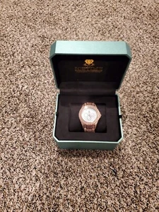 Bradshaw Multifunction Rose Gold Pave Stainless Steel Watch MK6933 - Picture 1 of 8