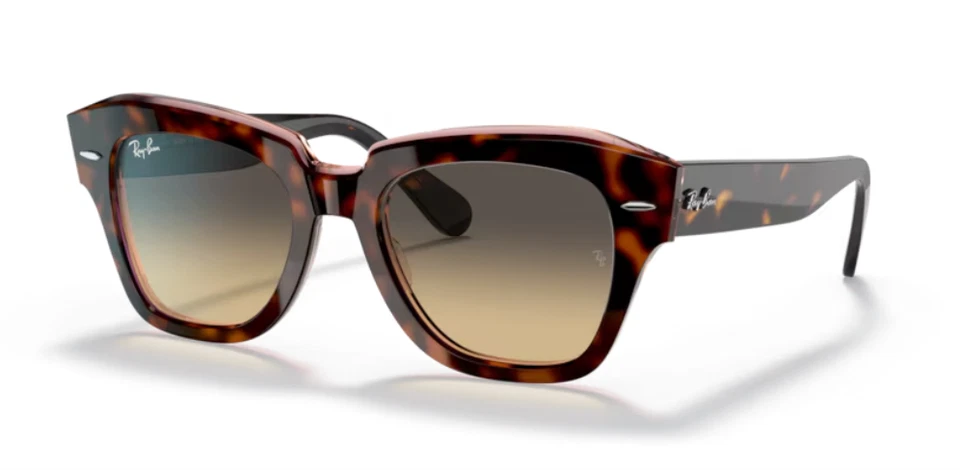 Ray Ban 2186 State Street - 52 1324BG - Occhiali da Sole - Havana Rosa/Marrone - Immagine 1 di 1