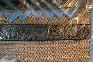 Elephant Reed Placemat And Coaster Vintage New In Package - Picture 1 of 6