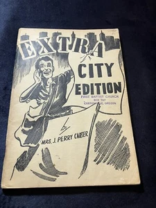 EXTRA CITY EDITION By: J. Perry Carter 1951 Vintage Christian Literature - Picture 1 of 13