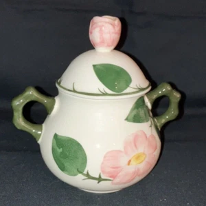 Villeroy & Boch WILDROSE Zuckerdose mit Deckel 12,5cm handbemalt Porzellan - Bild 1 von 5