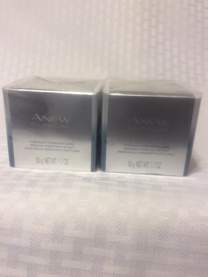 MASCARILLA HIDRATANTE NOCTURNA CLÍNICA AVON ANEW 1.7 FL. OZ. LOTE DE 2 NUEVOS/SELLADOS Foto 1 de 4