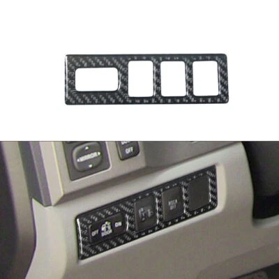 Отделка внутренней рамы управления дверью из углеродного волокна для Toyota Tundra 2007-2013 годов выпуска - Изображение 1 из 4