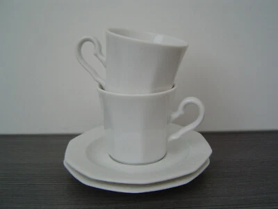 Porzellan Espresso / Mocca Set eckig weiß von Winterling - Bild 1 von 4