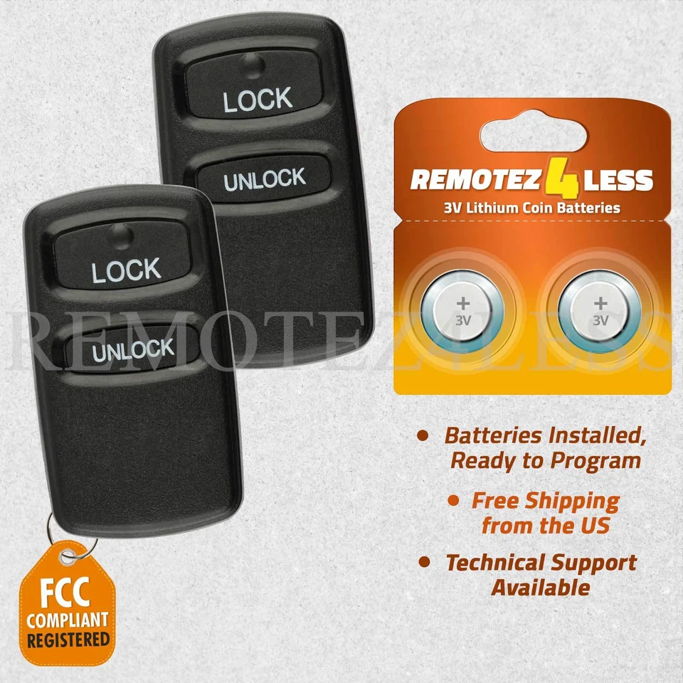 2 For 2003 2004 2005 2006 Mitsubishi Outlander Sport Keyless Remote Car Key Fob - Imagem 1 de 4
