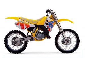 SUZUKI RM 125 1991 FRONT & REAR STAINLESS BRAIDED BRAKE  PATRIOT BRAKING RM125 - Picture 1 of 6