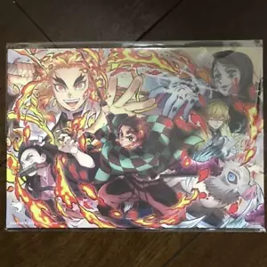 Demon slayer mugen movie limited A6 size illust card ufotable art rengoku anime - Picture 1 of 1