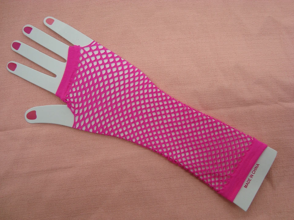 Guantes de red sin dedos hasta el codo - Talla única para niños a adultos - Un par Foto 1 de 1