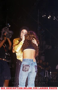 MICHAEL JACKSON LUCKY GIRL ONSTAGE (1) RARE 8x10 PHOTO - Imagen 1 de 1
