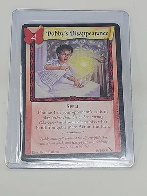 Dobby's Disappearance Harry Potter TCG 10/140 WOTC Chamber of Secrets LP Regular - Image 1 of 4