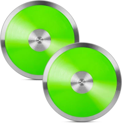 Disco de entrenamiento deportivo de 2 piezas para atletismo escolar, disco de nailon de 1 kg con S Foto 1 de 4