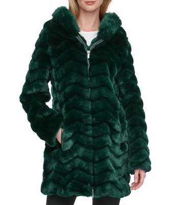 Abrigo de piel sintética DKNY mediano - nuevo con etiqueta Foto 1 de 4