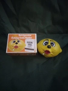 LOUIE THE LEMON Kühlschrank Backpulver Halter 1983 Hongkong anthropomorph - Bild 1 von 14