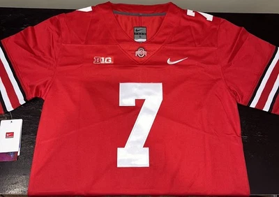 Jersey CJ Stroud Ohio State OSU Rojo Buckeyes Cosido 7 Todas las Tallas Nuevo con Etiquetas Foto 1 de 4