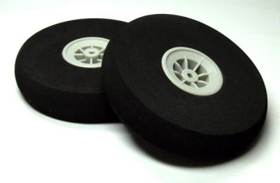 RC Model Airplane 95mm 3.73 in. R/C Hobby Wheels Tires (2pcs) WH812 - Image 1 of 1