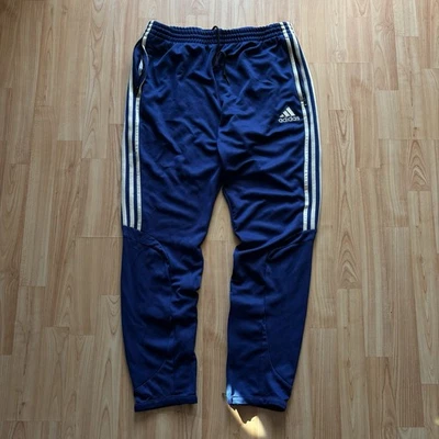 Vintage 2012 Blue & Gold Adidas Clima Cool Essential Track Pants Sz XL(30)! - Image 1 of 4