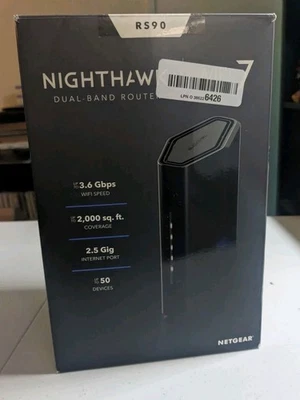 Netgear Nighthawk RS90 Dual Band WiFi 7 Router Open box - Image 1 of 4