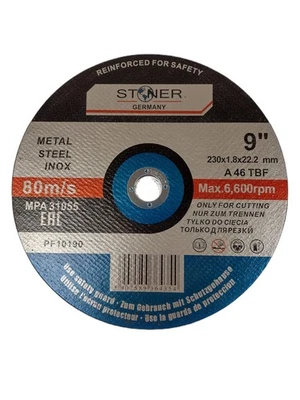 Trennscheiben 230 mm Metall Stahl 1.8 mm Metalltrennscheibe für Winkelschleifer  - Bild 1 von 3