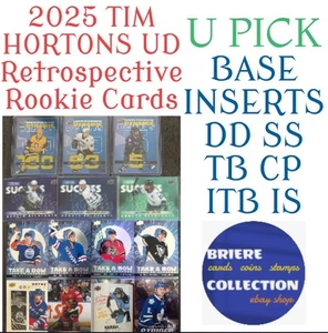 ALL CARDS $0.79💥U PICK💥2025 TIM HORTONS RETRO ROOKIES INSERTS CP ITS IS BASE - Picture 1 of 337