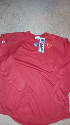 MLB-MAJESTIC-THERMA BASE-PERFORMANCE JERSEY-ROJO-MEDIANO Foto 1 de 4