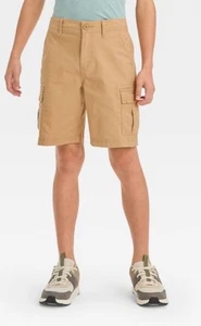 Art Class Boys Size Small (6/7) Shorts Lightweight Casual Chinos Cargo Khaki - Picture 1 of 2