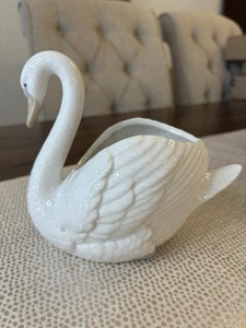 NAO by Lladro Swan Candy Dish or Planter 5.5” Tall - Picture 1 of 6
