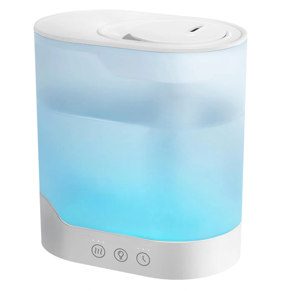 Air Humidifier for Bedroom, 3L Top-Fill Cool Mist Humidifier & Essential Oil - Image 1 of 1