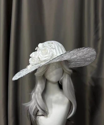 Sombrero vintage hecho a mano personalizado mujer Foto 1 de 4