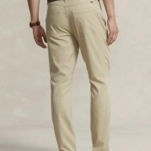 $148 Polo Ralph Lauren Men's Active Fit Performance Pant, Khaki, 38/34 - Picture 1 of 14