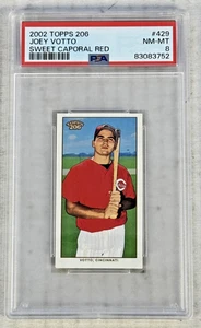 Joey Votto 206 Sweet Caporal Red RC 2002 Topps #429 (PSA 8) mini - Picture 1 of 2