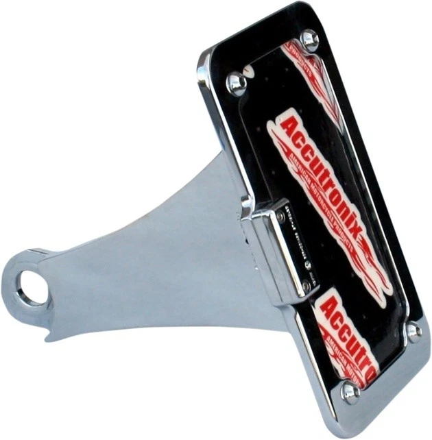 Accutronix Side-Mount License Plate Assembly Chrome #LPF106HV-C Harley Davidson - Image 1 of 1