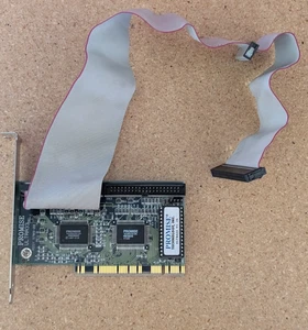 Scheda di espansione PCI controller driver IDE Promise Ultra33 vintage per PC funziona - Foto 1 di 7