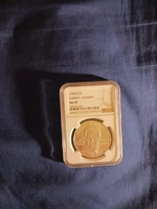 1998 S ROBERT F. KENNEDY MS 70 SILVER DOLLAR COIN PERFECT GRADE - Picture 1 of 2