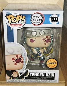 Funko Pop Animation #1533 Tengen Uzui Demon Slayer Kimetsu No Yaiba Ltd Ed CHASE - Picture 1 of 6