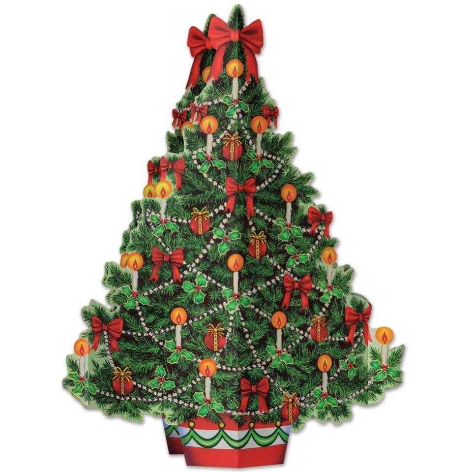 3-D Christmas Tree Centerpiece Christmas Winter Decoration - Image 1 of 1