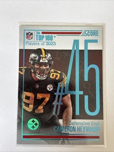 2024 Score - Top 100 Cameron Heyward #45 CASE HIT SSP STEELERS - Picture 1 of 2