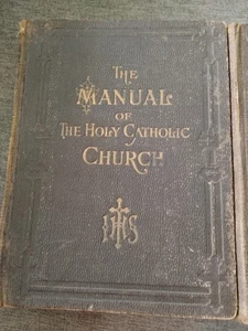 1906 The Manuals Of The Holy Catholic Church Part 1 & 2 Beautiful Teachings &... - Bild 1 von 20